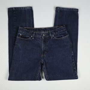 Ralph Lauren Womens 4x31 Straight Leg Dark Wash Jeans